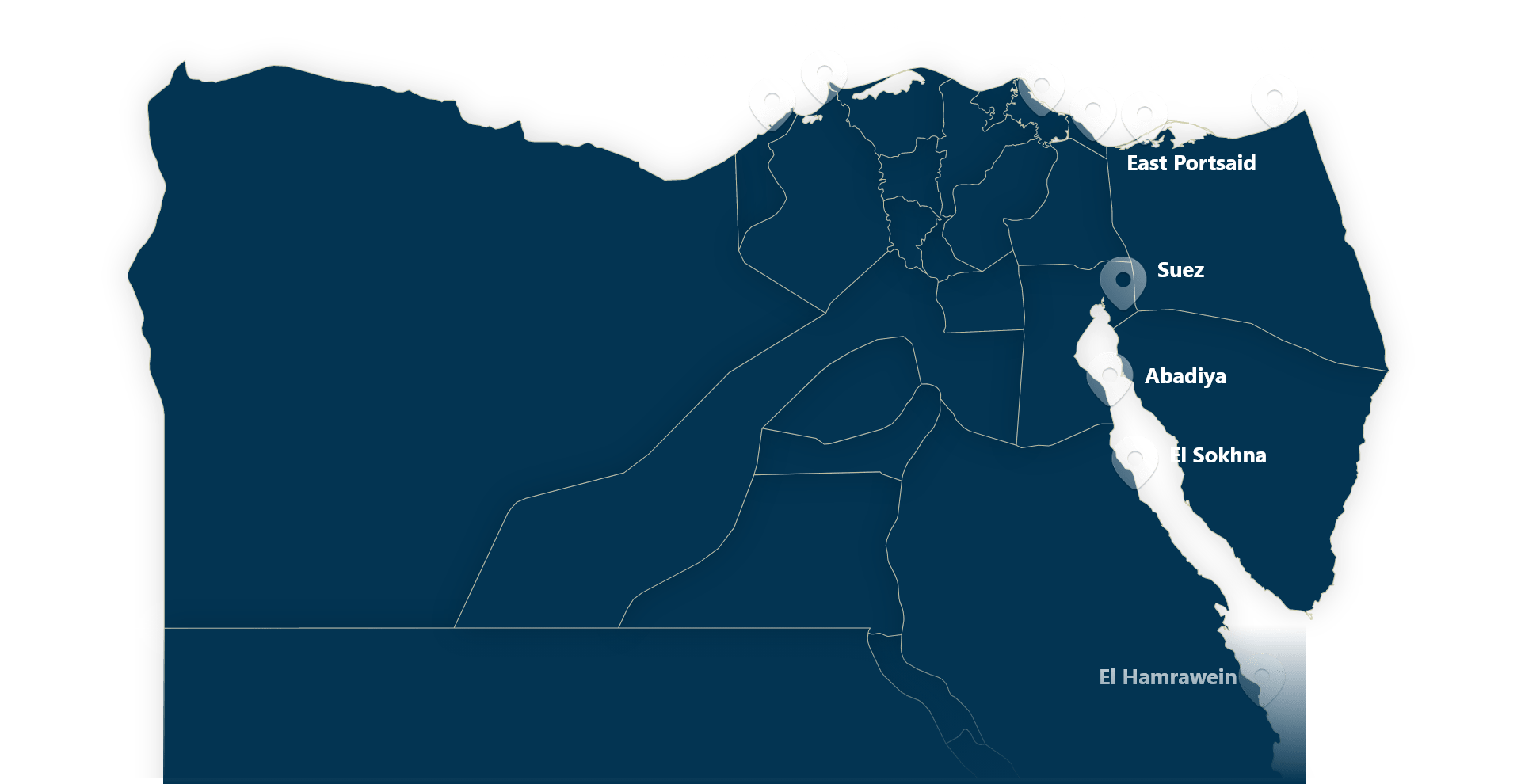 Port Said Port Damietta Port Alexandria Port Dekheila Port Abu Qir Port El Arish Port Suez Port Ain Sokhna Port Hurghada Port Safaga Port El Quseir Port Sharm El-Sheikh Port Nuweiba Port Adabiya Port Port Tawfik suez canal egypt